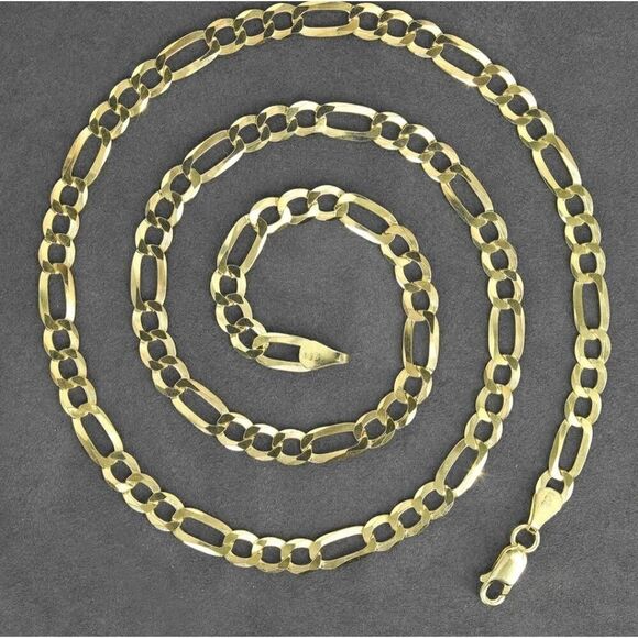 Gold Plated Cuban Chain Necklace Unisex Minimalist Jewelry Versatile Layering - Picture 2 of 10